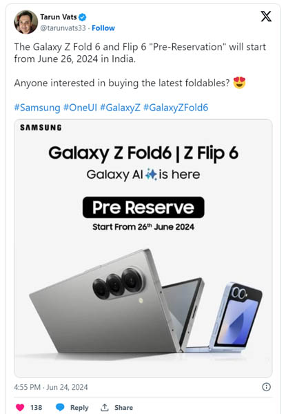 Samsung preservation
