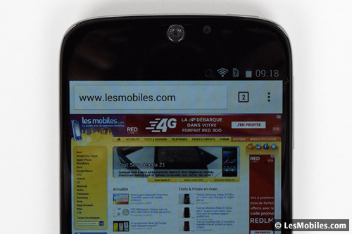 Acer Liquid Jade : écran