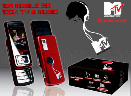 Un mobile MTV 3G en pack SFR