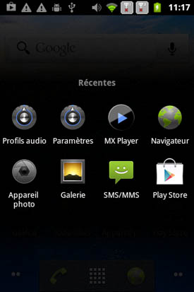 Acer Liquid Z110 Duo : multitache