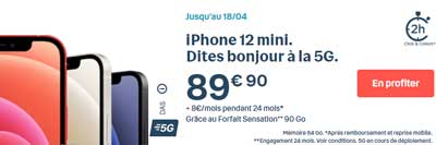 promo BT iPhone 12 mini