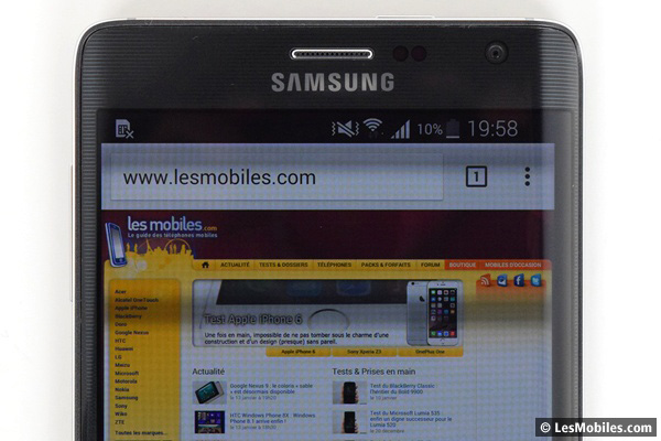 Galaxy Note Edge prise en main
