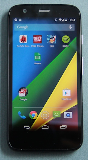 Moto G 4G face