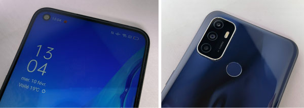 Appareil photo de l'Oppo A53s