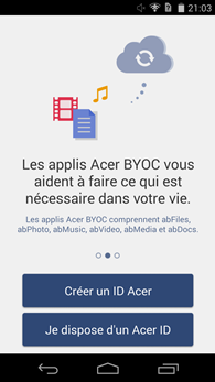 Acer Liquid Z500 : Portail Acer