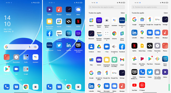 Détails des paramètres de l'Oppo Reno6 Pro