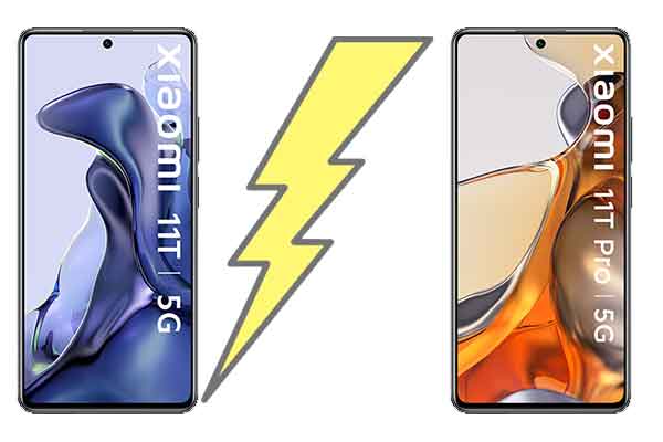 Xiaomi 11T et Xiaomi 11T Pro, quelles sont les différences ?