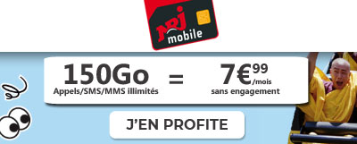 Forfait NRJ Mobile 150Go à 7.99?