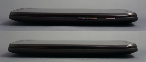 Motorola Moto E : gauche / droite