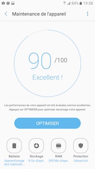 Samsung Galaxy A3 (2017) interface