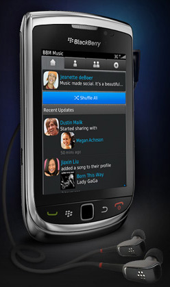 RIM présente BBM Music