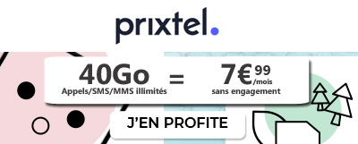 Forfait Prixtel 40Go