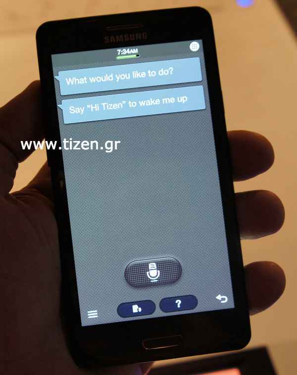 Samsung GT-I8800 Redwood sous Tizen 2.1