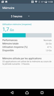 Sony Xperia XZ Premium interface
