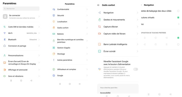 Paramètre Oppo A94 5G