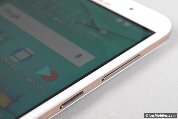 Asus ZenFone Max : commandes du volume et de l'alimentation