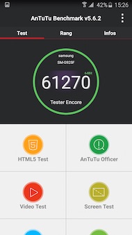 Galaxy S6 Edge antutu