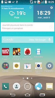 LG G3 Interface