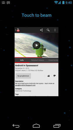 Android 2.4 4.0 ice cream sandwich présentation officielle Google