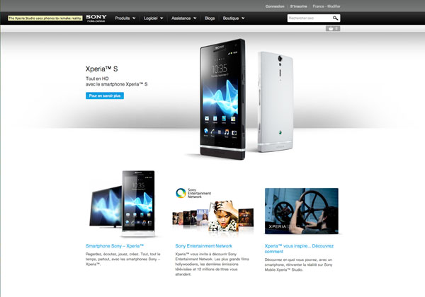 Sony Mobile Communications : sonyericsson.com devient sonymobile.com