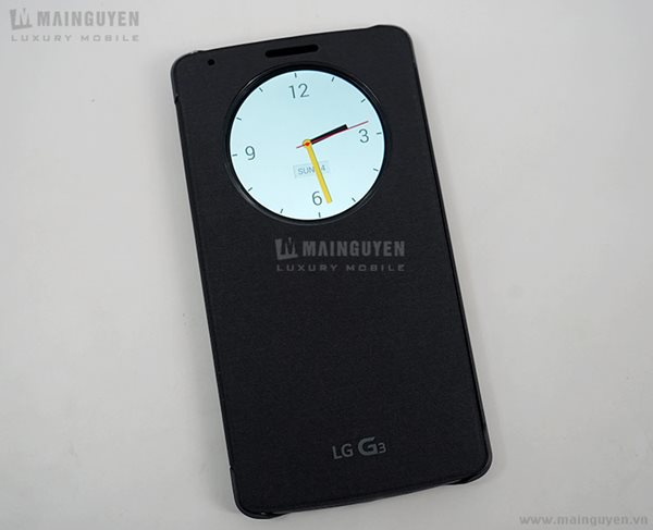 LG G3 avec étui QuickCircle