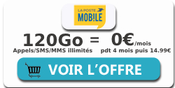promo forfait La Poste Moble 120Go