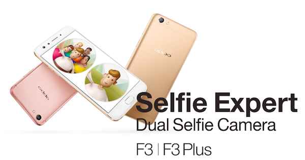 Oppo officialise le F3 et le F3 Plus avec double capteur photo à l’avant