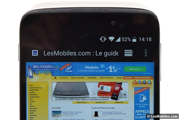 Alcatel OneTouch Idol 3 : écran