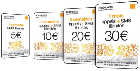 Orange : trois recharges illimitées mobicarte