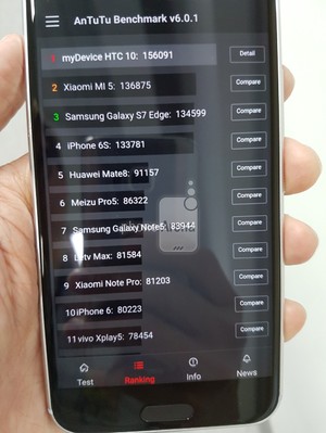 HTC 10 : pris en flagrant excès de vitesse sur AnTuTu ?