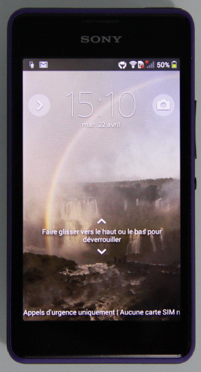 Sony Xperia E1 face avant