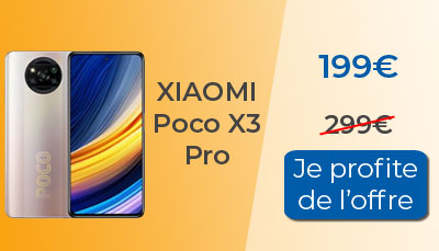 Le Xiaomi Poco X3 Pro est en promotion avant le Black Friday