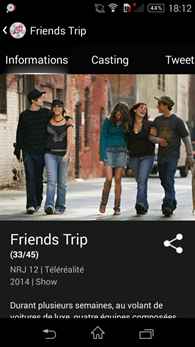 Sony Xperia E3 : TrackID TV