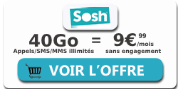 Forfait 40Go SOSH