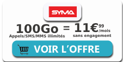Forfait Syma 100Go