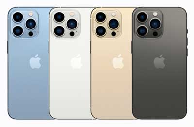 iPhone 13 pro et 13 pro max