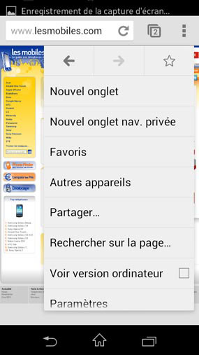 Sony Xperia L : système d'exploitation + interface utilisateur