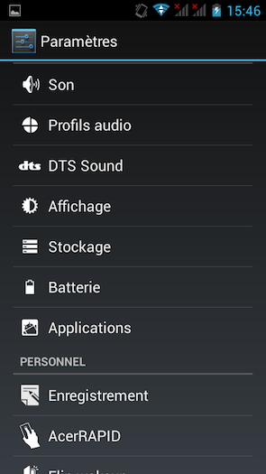 Acer Liquid Z5