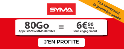 forfait 80Go Syma