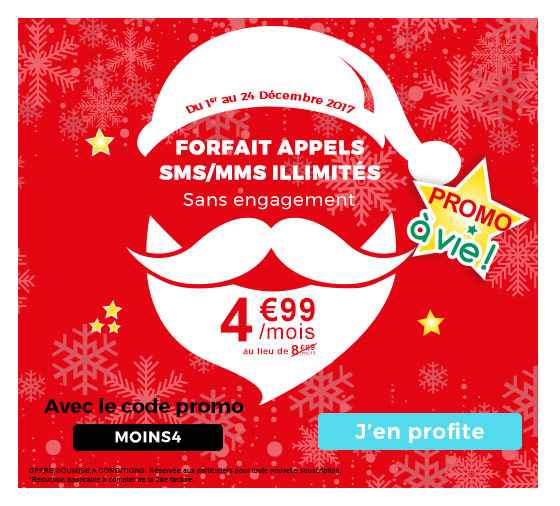 Auchan Télécom : un forfait mobile avec appels et SMS illimités à 4,99 euros