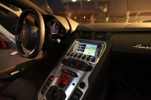 nvidia tegra 3 audio Lamborghini tesla infotainment ces 2012