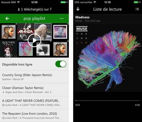 Xbox Music : Microsoft met à jour son application iOS