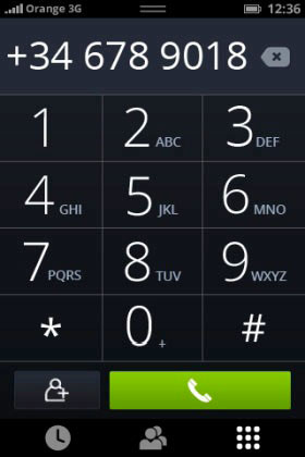 capture d'écran de Firefox OS